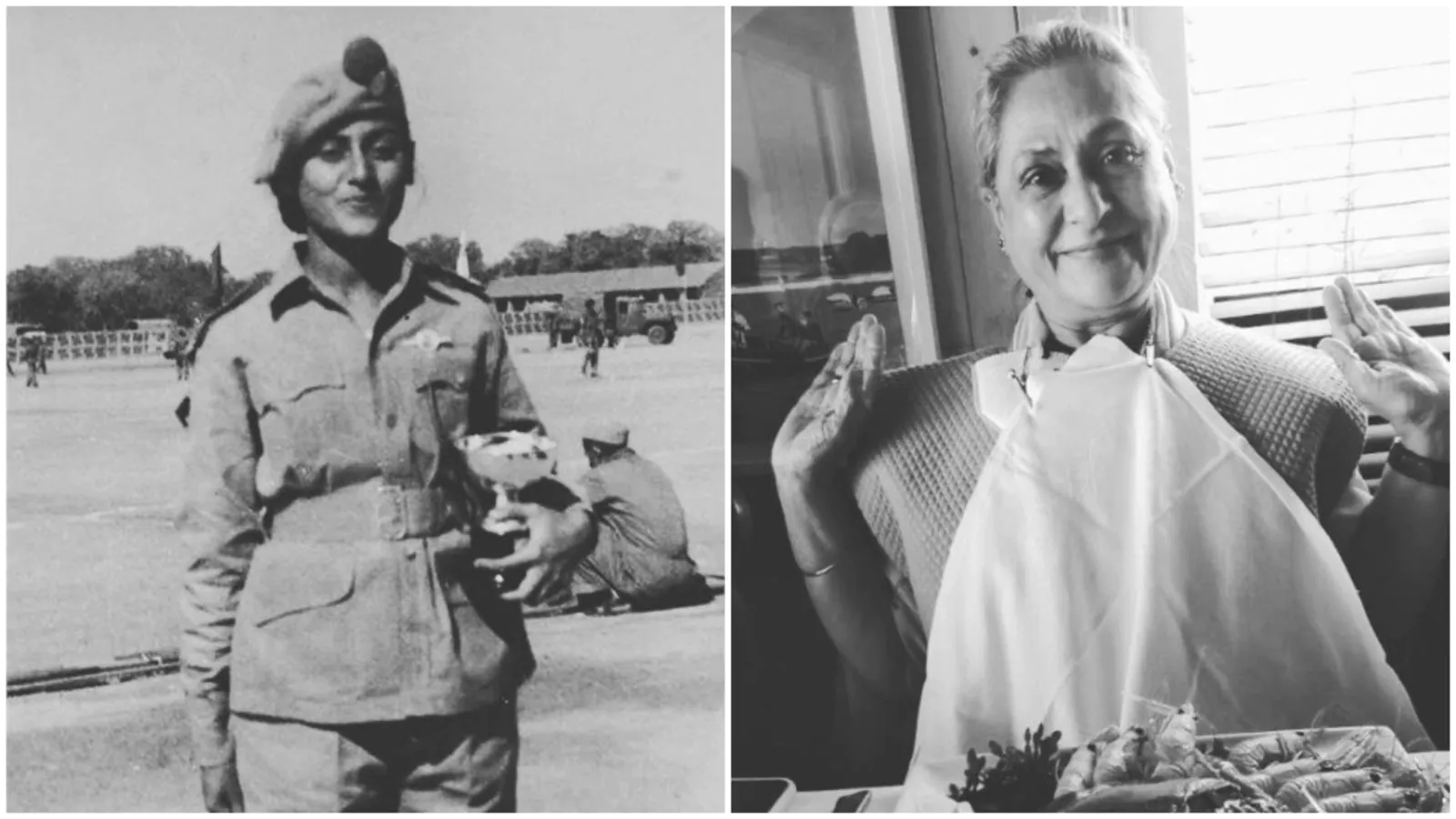 Shweta Bachchan shares pic of Jaya Bachchan from her NCC days and a rare goofy one too. See here