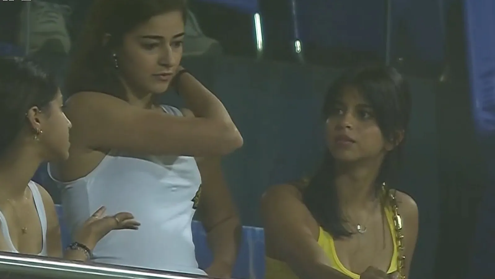 Suhana Khan and Ananya Panday spotted at IPL cheering for Shah Rukh Khan’s Kolkata Knight Riders. See pics