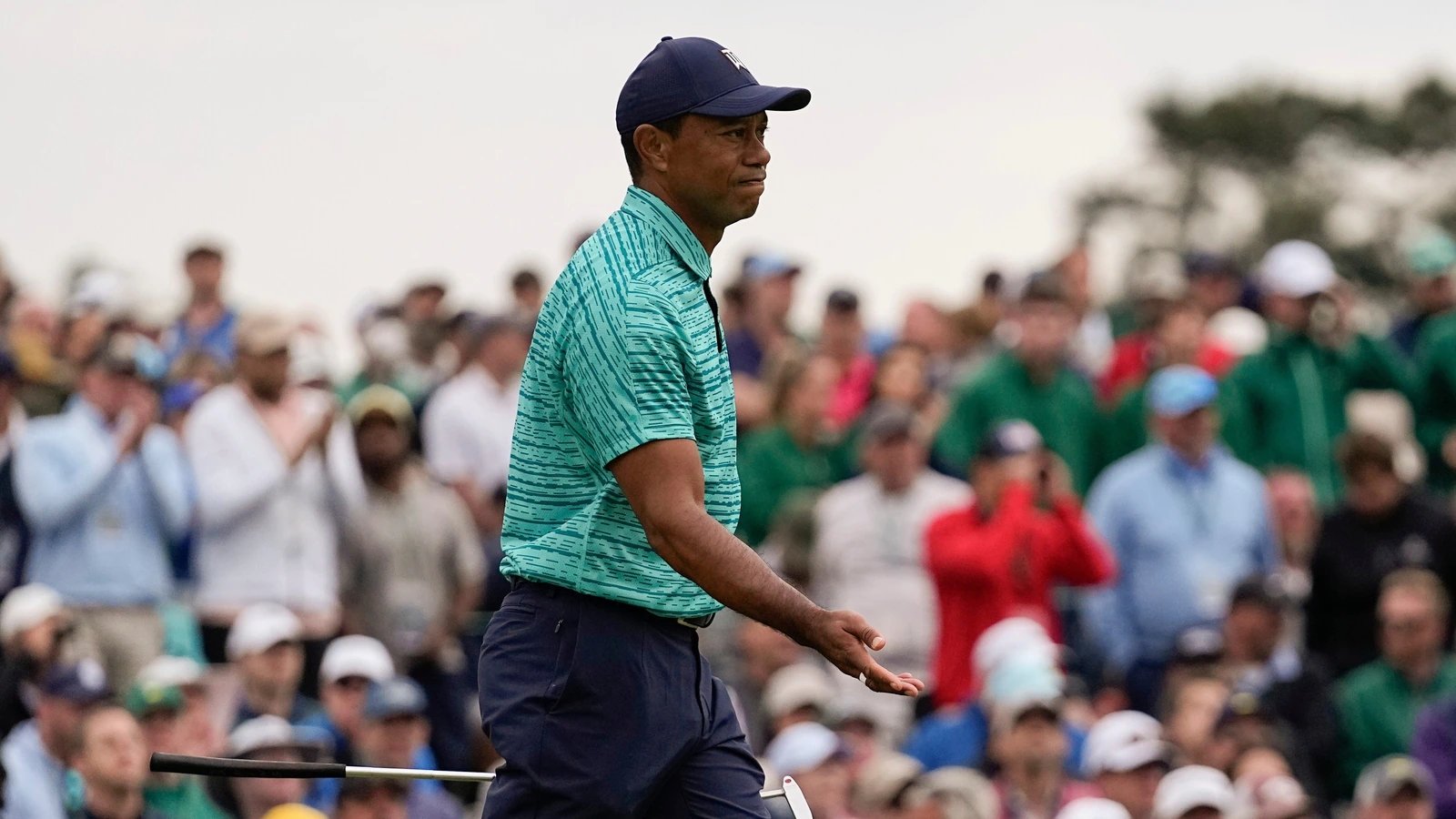 Tiger Woods ‘proud’ of himself after battling to equal 19th at Masters
