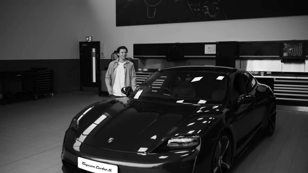 Tom Holland buys Porsche Taycan Turbo S worth ₹2.13 crore, fans call it 'another beast in collection'. See details