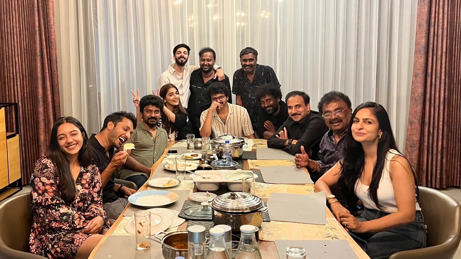 Vijay hosts team of Beast at his residence, director Nelson Dilipkumar calls it a ‘memorable evening’. See pic