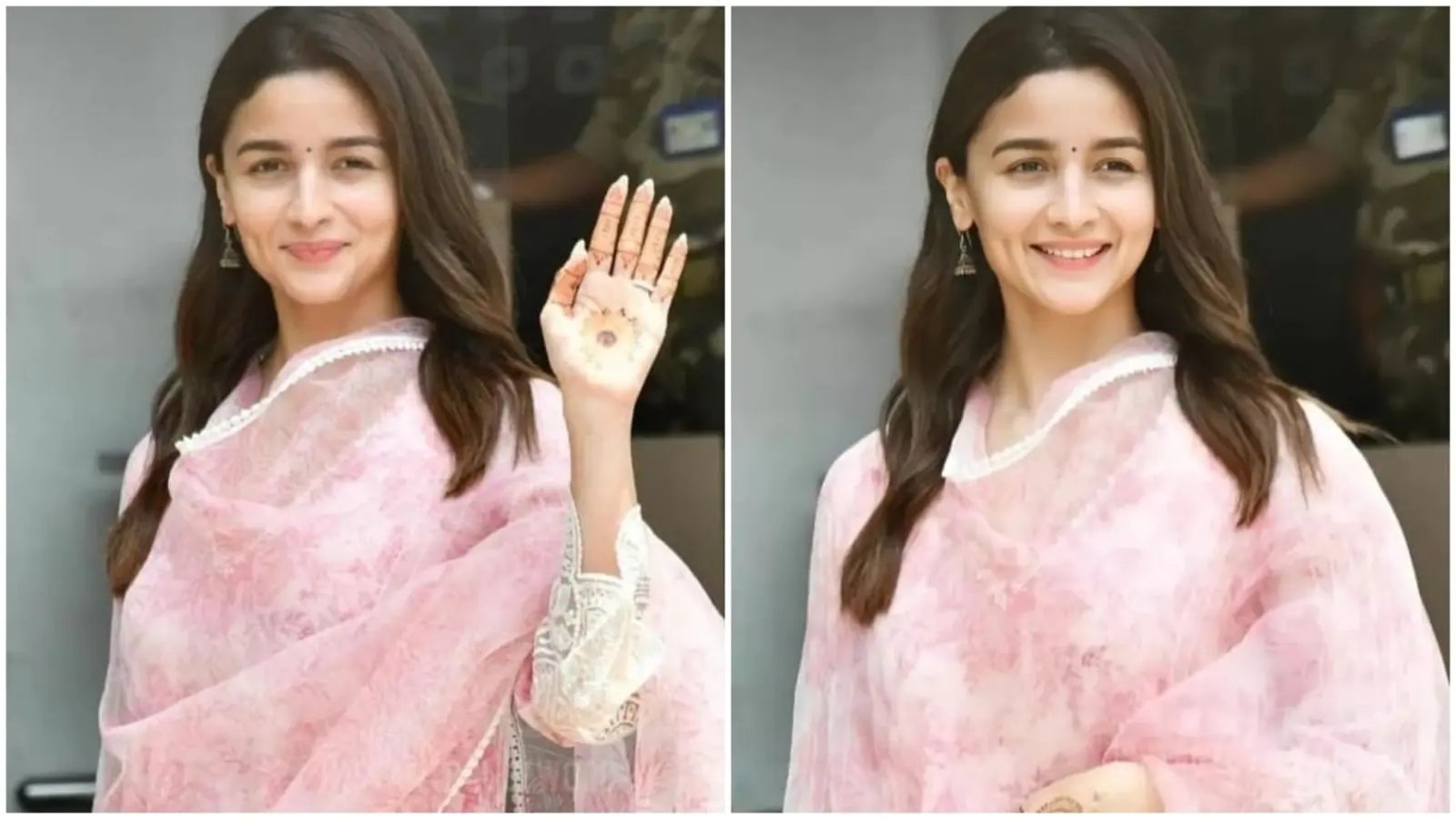 Alia Bhatt’s new-bride look in pink floral suit is all about embracing summers: Check out her airport pics
