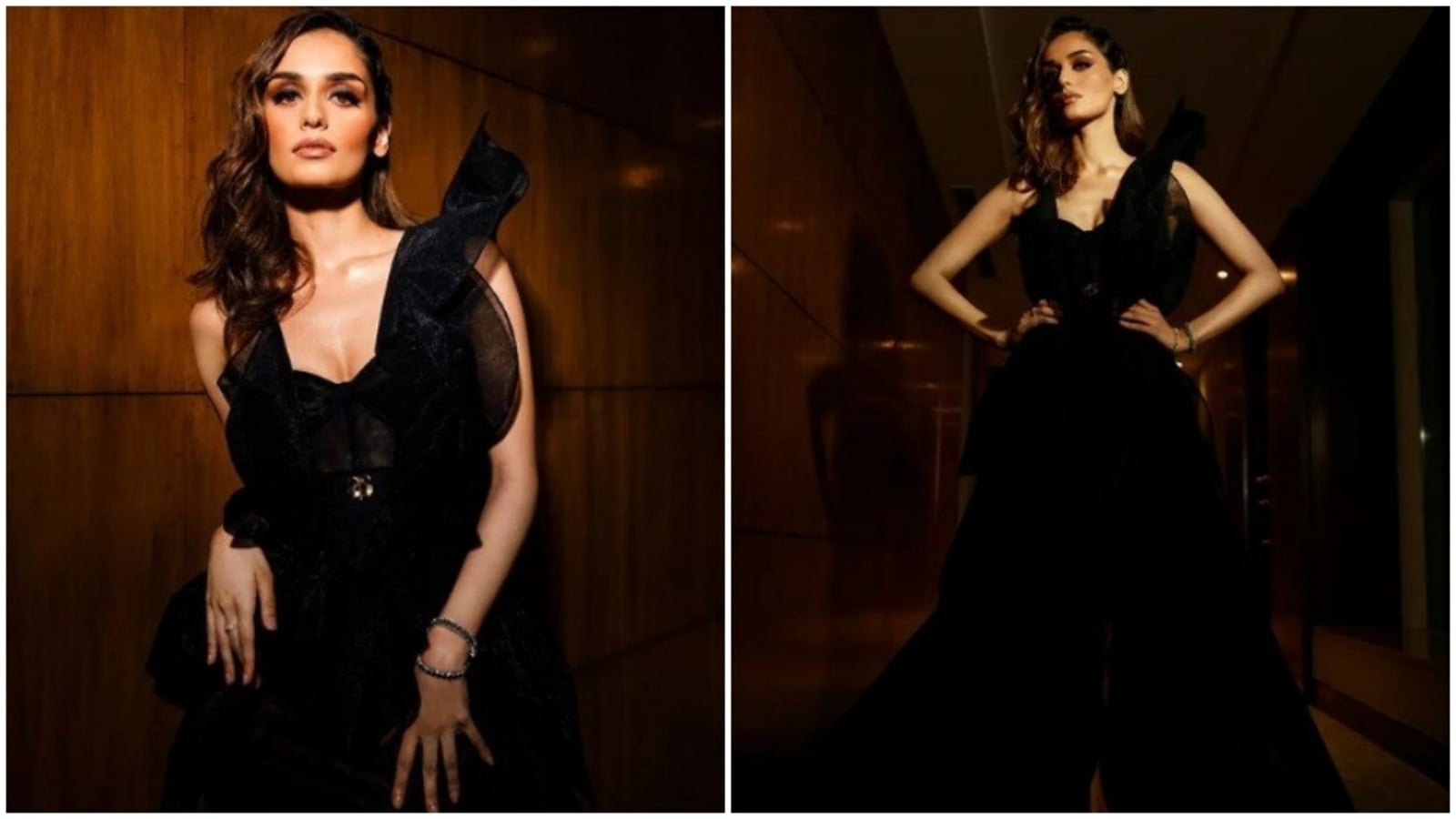 Manushi Chhillar expresses her love for black in a stunning attire