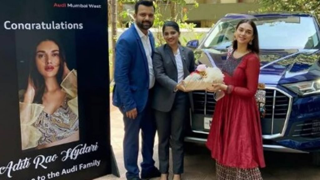 Aditi Rao Hydari buys new Audi Q7 worth ₹1 crore, performs puja at showroom. See pics