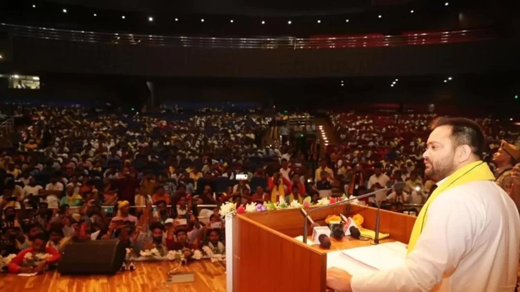 After bid to woo upper castes, Tejashwi raises caste census demand again