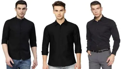 Black shirt for men: Adds character to your personality, makes you look slim