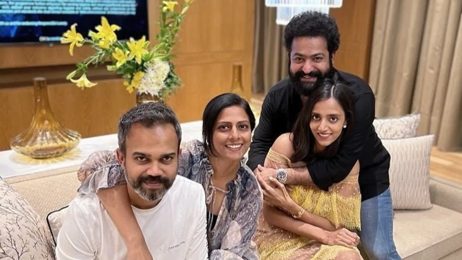 Jr. NTR, KGF director Prashanth Neel celebrate their wedding anniversaries together, make their fans go ‘aww’. See pics