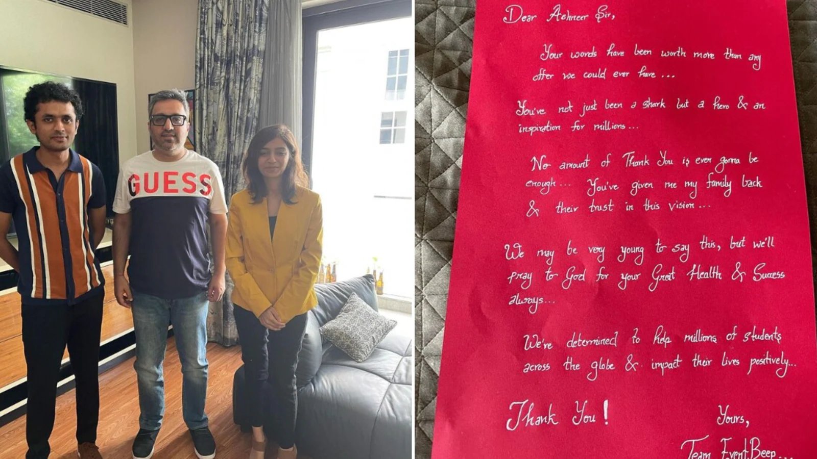 Shark Tank India contestant, who was disowned by parents, thanks Ashneer Grover: ‘You’ve given me my family back’
