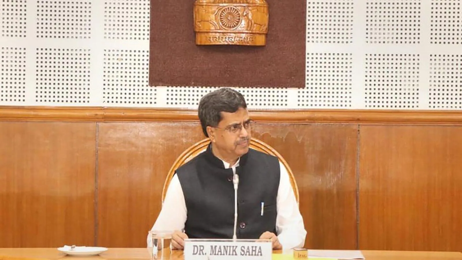 Tripura ministers get portfolios; chief minister Manik Saha keeps key depts