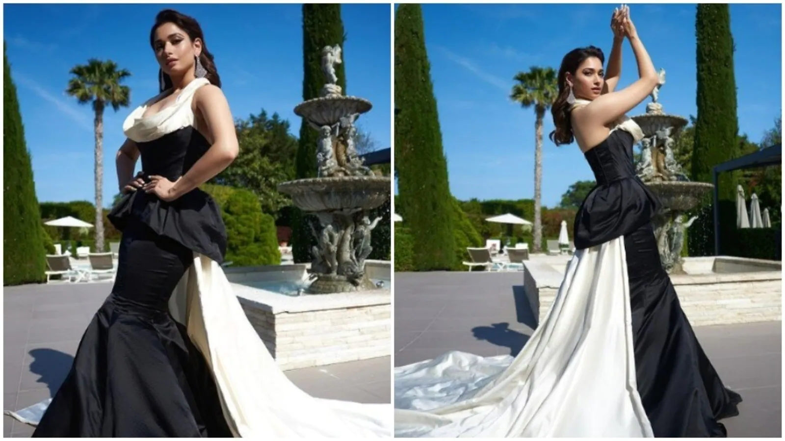 Cannes 2022: Tamannaah Bhatia is the modern-day Cinderella in a monochrome gown
