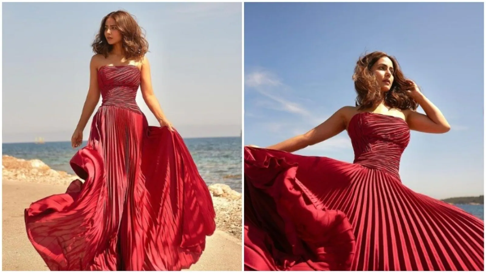 Cannes 2022: Hina Khan, in a red gown, looks just too stunning
