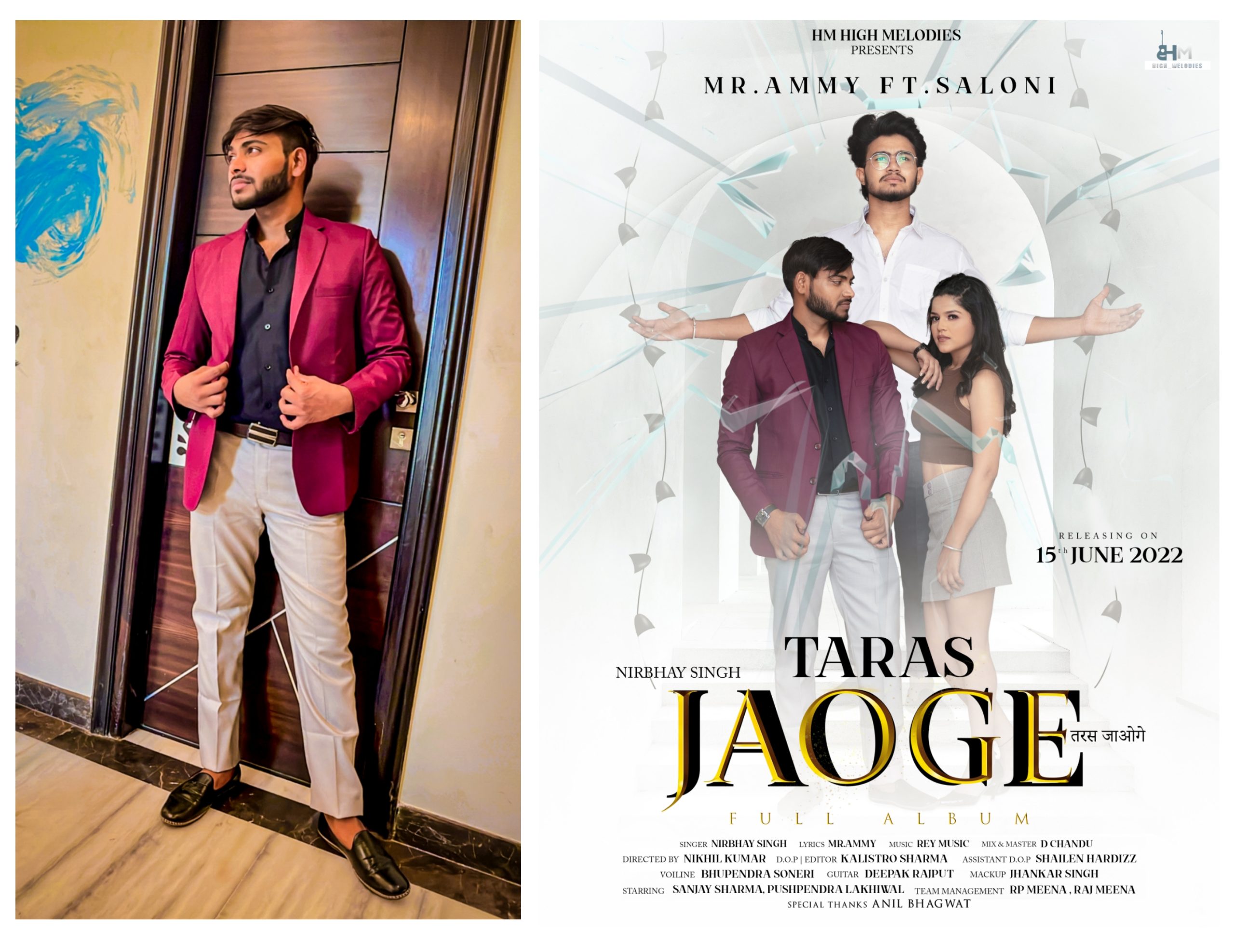 Lyricist Ammy going to debut his 1st ever love story music album “taras jaoge”