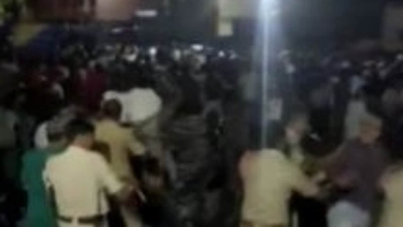 Video: Protest in Telangana over social media post, cops resort to use of force