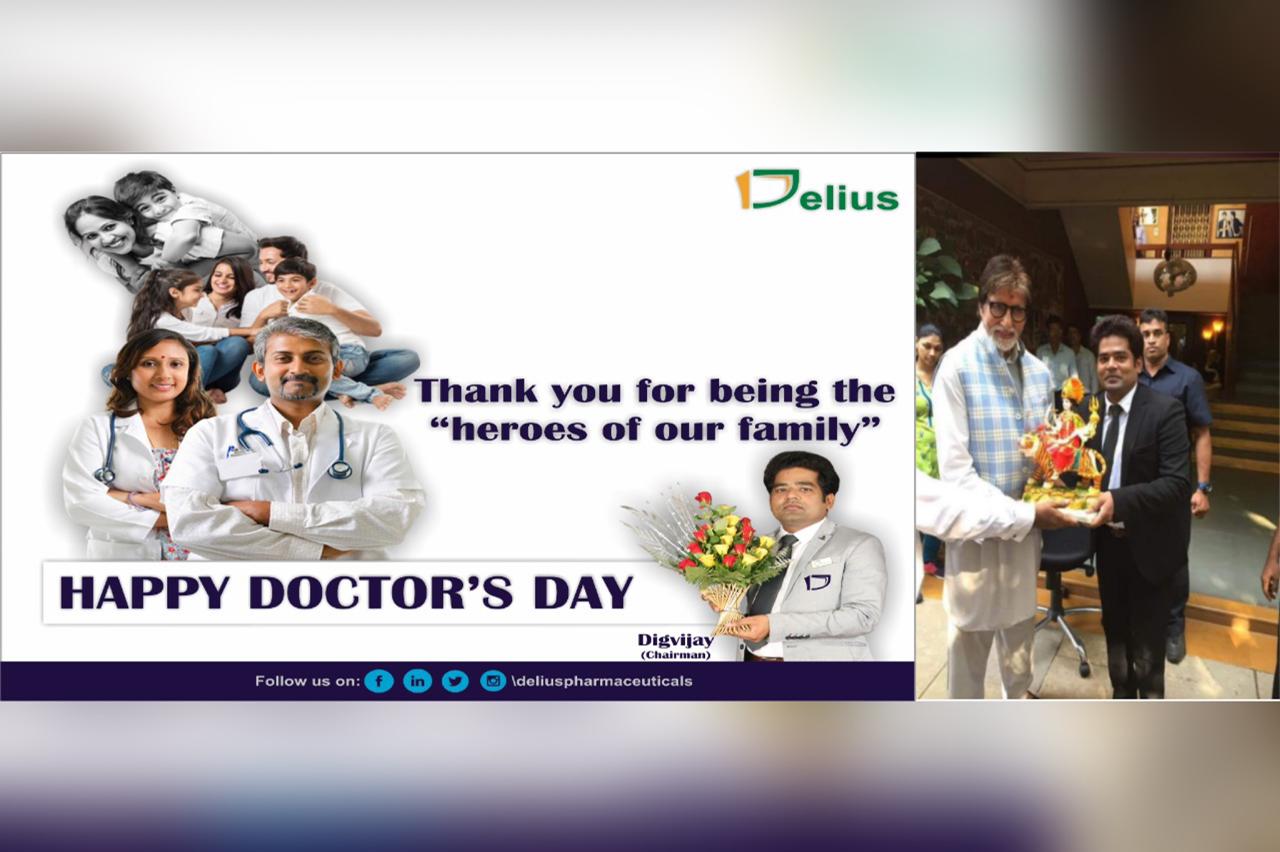 On the occasional of National Doctor’s Day, Delius Group of Pharmaceutical Companies.