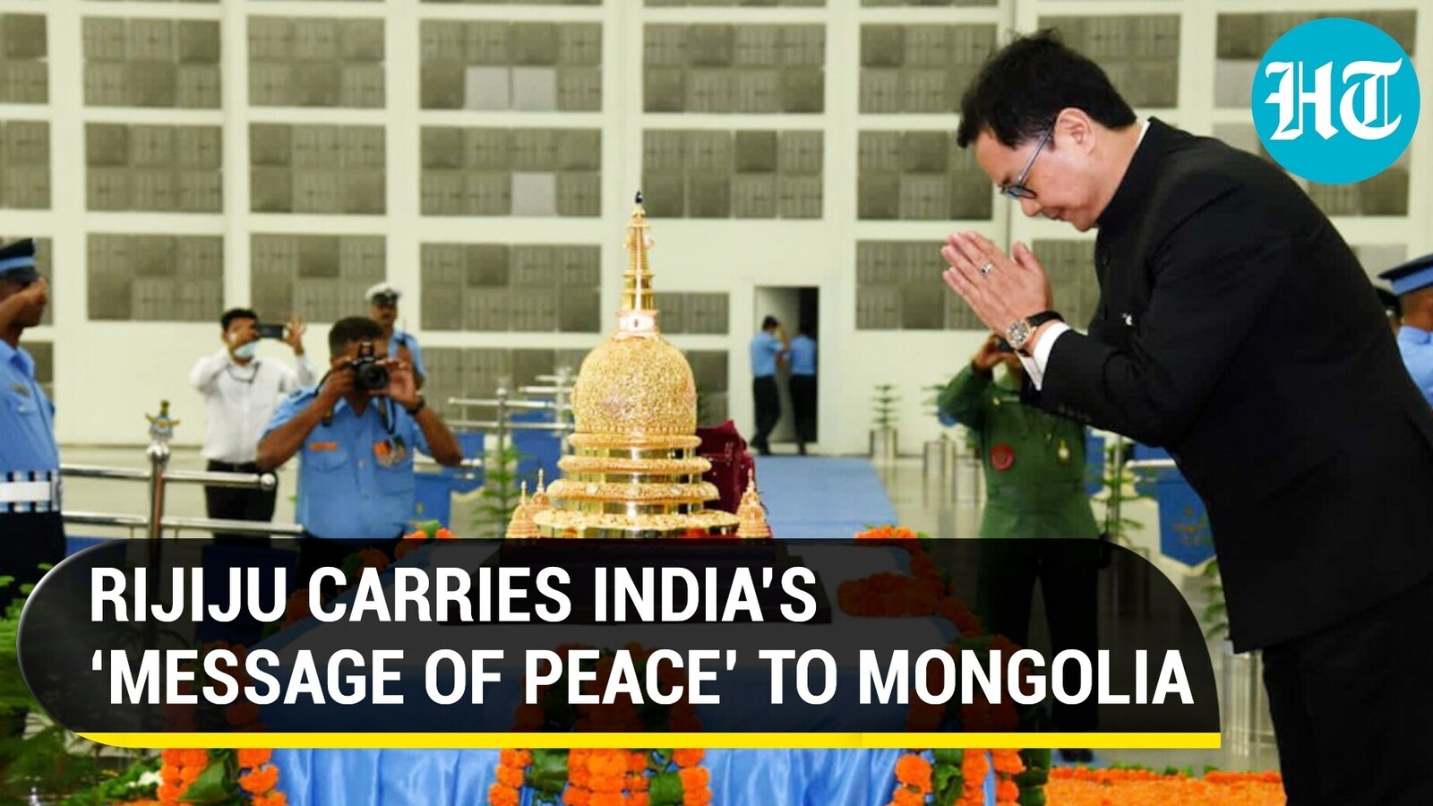 ‘India’s message of peace’: Kiren Rijiju takes Lord Buddha’s relics to Mongolia