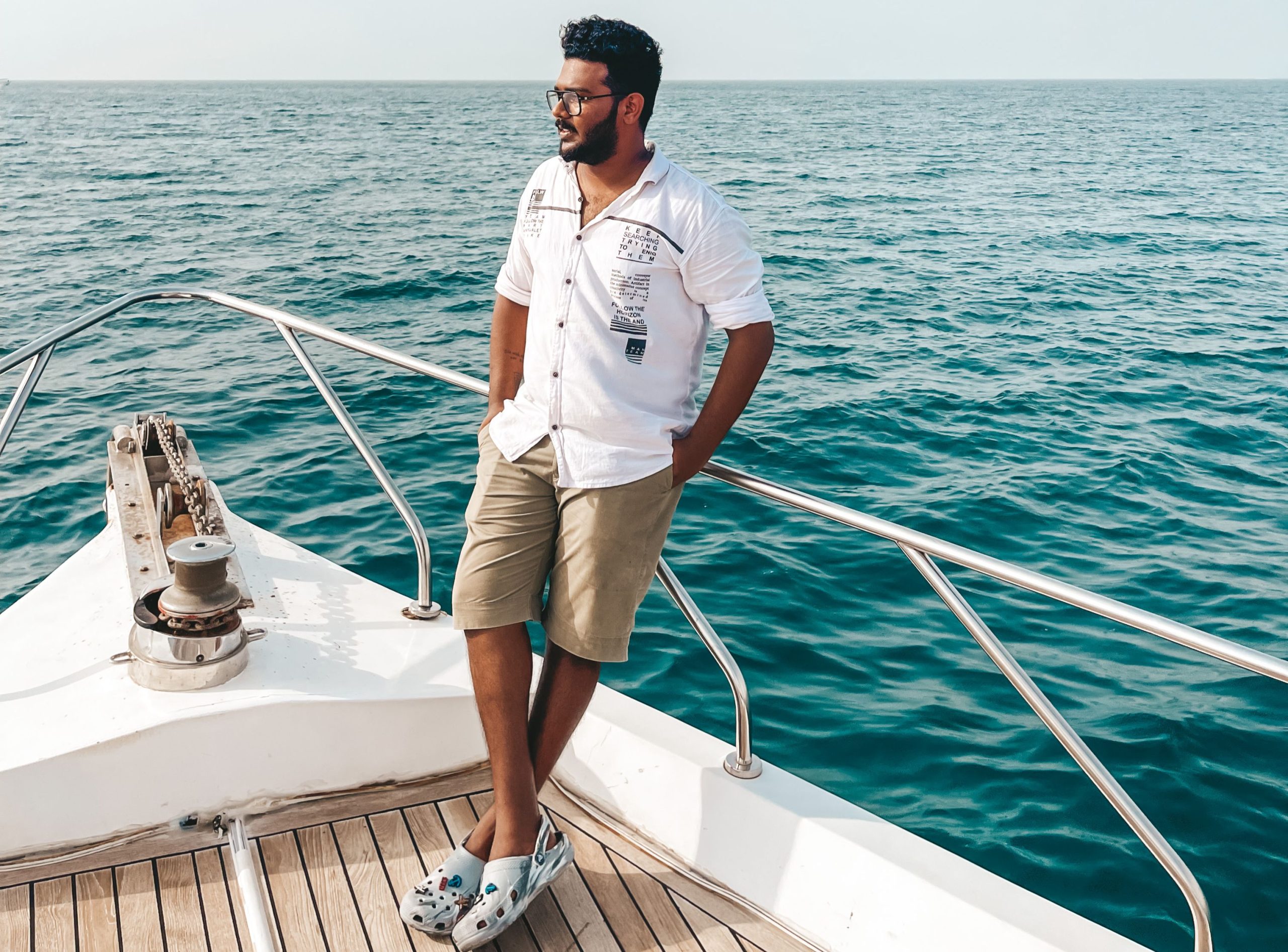 Meet Mr. Sanoop Santhosh, he is the youngest yacht Chartering business man in dubai.