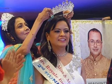 Age is no barrier ,fulfil your dreams by grit and determination”-Gunjan Nigam , winner Royale Mrs India International